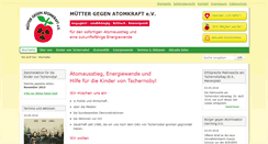 Desktop Screenshot of muettergegenatomkraft.de